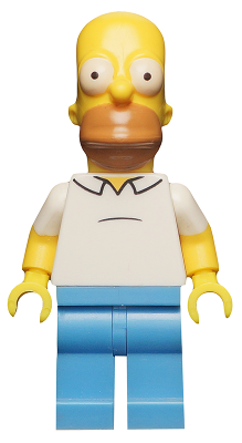 This LEGO minifigure is called, Homer Simpson, The Simpsons, Series 1 (Minifigure Only without Stand and Accessories) . It's minifig ID is sim007.