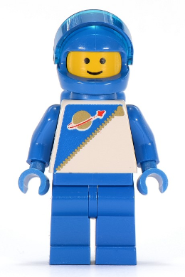 This LEGO minifigure is called, Futuron, Blue . It's minifig ID is sp014.