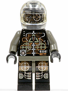 This LEGO minifigure is called, Insectoids Droid (Gigabot) . It's minifig ID is sp032.