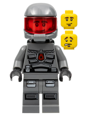 This LEGO minifigure is called, Space Police 3 Officer 13, Air Tanks . It's minifig ID is sp117.