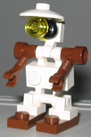 This LEGO minifigure is called, Pit Droid (Gasgano's) . It's minifig ID is sw0039.