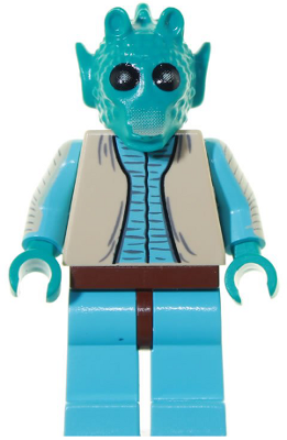 This LEGO minifigure is called, Greedo *One arm cracked. It's minifig ID is sw0110.