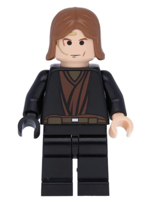 This LEGO minifigure is called, Anakin Skywalker with Black Right Hand *With lightsaber. It's minifig ID is sw0120.