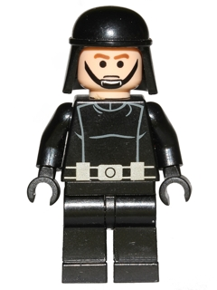 Display of LEGO Star Wars Imperial Trooper (Black Helmet)