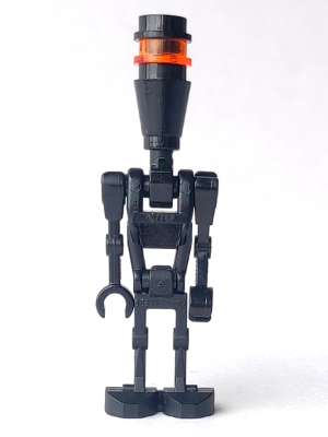 This LEGO minifigure is called, Assassin Droid Elite (Black) . It's minifig ID is sw0222.