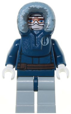 This LEGO minifigure is called, Anakin Skywalker (Parka) . It's minifig ID is sw0263.