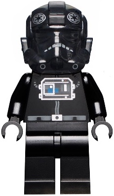 This LEGO minifigure is called, Imperial TIE Fighter / Defender Pilot . It's minifig ID is sw0268.