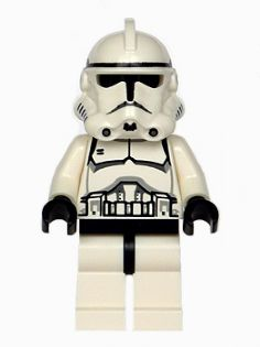 This LEGO minifigure is called, Clone Trooper (Phase 2), Dotted Mouth, Black Head . It's minifig ID is sw0272.