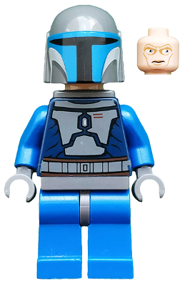 This LEGO minifigure is called, Mandalorian Death Watch Warrior . It's minifig ID is sw0296.
