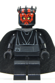 This LEGO minifigure is called, Darth Maul without Hood *Includes speeder and lightsaber from 7961. It's minifig ID is sw0323.