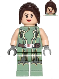 This LEGO minifigure is called, Satele Shan . It's minifig ID is sw0389.