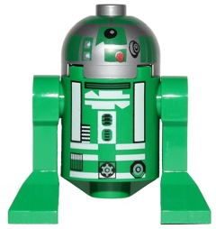 This LEGO minifigure is called, Astromech Droid, R3-D5 . It's minifig ID is sw0393.