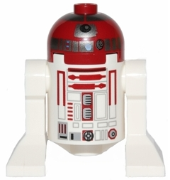This LEGO minifigure is called, Astromech Droid, R4-P17, Black Full Rectangles . It's minifig ID is sw0456.