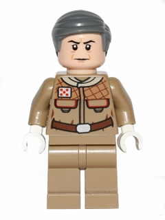 This LEGO minifigure is called, General Rieekan . It's minifig ID is sw0460.