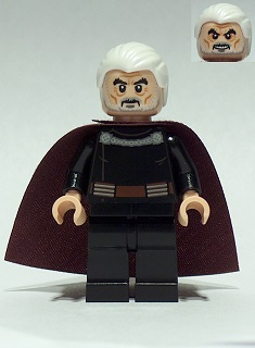 This LEGO minifigure is called, Count Dooku, White Hair . It's minifig ID is sw0472.