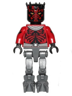 Display of LEGO Star Wars Darth Maul, Mechanical Legs