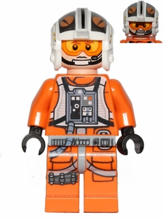 This LEGO minifigure is called, Rebel Pilot X-wing (Theron Nett) . It's minifig ID is sw0544.