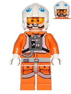 Display of LEGO Star Wars Dak Ralter (with Pockets on Legs)