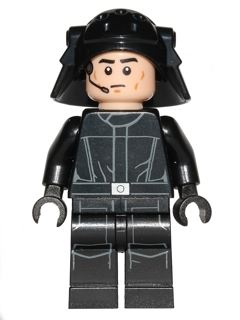 Display of LEGO Star Wars Imperial Navy Trooper (Black Jumpsuit)