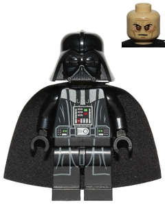 This LEGO minifigure is called, Darth Vader (Tan Head) . It's minifig ID is sw0586.