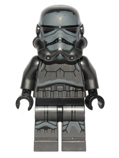This LEGO minifigure is called, Imperial Shadow Stormtrooper *Includes blaster. It's minifig ID is sw0603.
