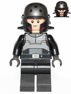 This LEGO minifigure is called, Agent Alexsandr Kallus, Helmet . It's minifig ID is sw0625.