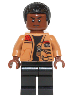This LEGO minifigure is called, Finn *Includes lightsaber and blaster from 75139. It's minifig ID is sw0676.