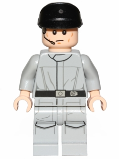 This LEGO minifigure is called, Imperial Crew, Black Cap . It's minifig ID is sw0693.