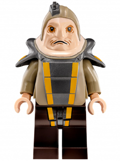 This LEGO minifigure is called, Unkar Plutt . It's minifig ID is sw0739.