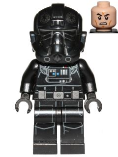 This LEGO minifigure is called, Imperial TIE Fighter / Striker Pilot . It's minifig ID is sw0788.