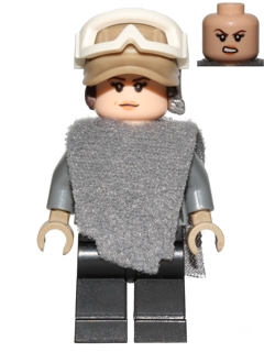 This LEGO minifigure is called, Jyn Erso . It's minifig ID is sw0791.