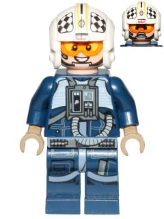 This LEGO minifigure is called, Rebel Pilot U-wing / Y-wing . It's minifig ID is sw0793.