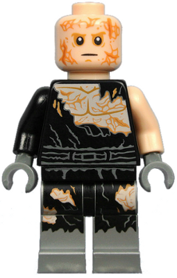 This LEGO minifigure is called, Anakin Skywalker, Transformation Process . It's minifig ID is sw0829.