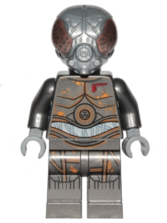 This LEGO minifigure is called, 4-LOM . It's minifig ID is sw0830.