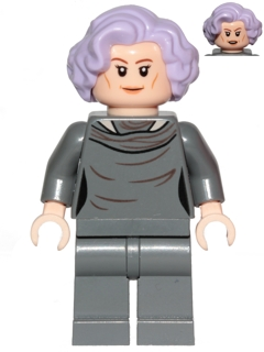 Display of LEGO Star Wars Vice Admiral Holdo