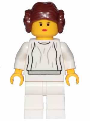 Display of LEGO Star Wars Princess Leia (20th Anniversary Torso)