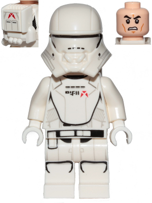Display of LEGO Star Wars First Order Jet Trooper