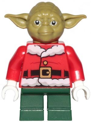 Display of LEGO Star Wars Master Yoda