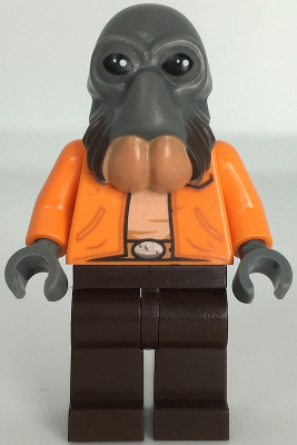 This LEGO minifigure is called, Ponda Baba . It's minifig ID is sw1124.