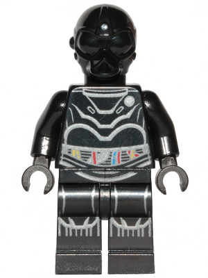 This LEGO minifigure is called, NI-L8 Protocol Droid . It's minifig ID is sw1136.