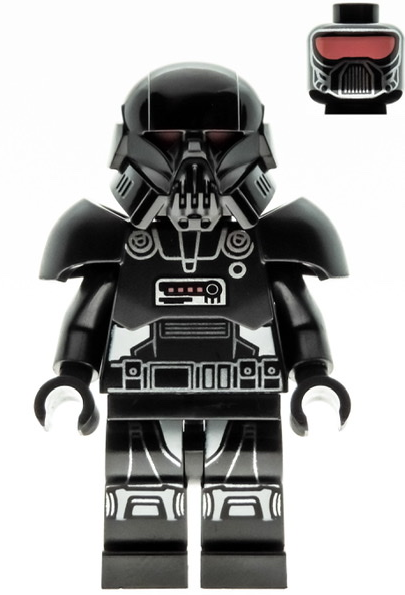 Display of LEGO Star Wars Dark Trooper