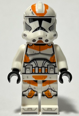 This LEGO minifigure is called, Clone Trooper, 212th Attack Battalion (Phase 2), White Arms. It's minifig ID is sw1235.