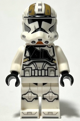 This LEGO minifigure is called, Clone Trooper Gunner, 212th Attack Battalion (Phase 2). It's minifig ID is sw1236.