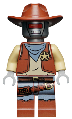 This LEGO minifigure is called, Deputron . It's minifig ID is tlm024.