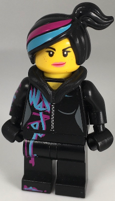 This LEGO minifigure is called, Wyldstyle with Hood Folded Down . It's minifig ID is tlm027.