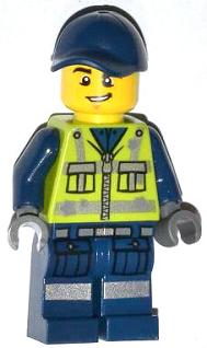This LEGO minifigure is called, Garbage Man Dan . It's minifig ID is tlm049.