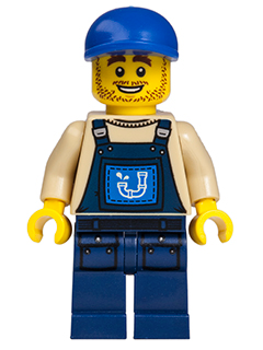 Display of LEGO The LEGO Movie Plumber Joe