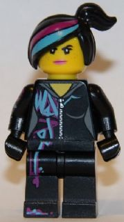 This LEGO minifigure is called, Lucy Wyldstyle, Closed Mouth . It's minifig ID is tlm083.