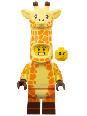 This LEGO minifigure is called, Giraffe Guy, The LEGO Movie 2 (Minifigure Only without Stand and Accessories) . It's minifig ID is tlm151.