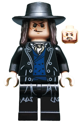 This LEGO minifigure is called, Butch Cavendish *with 2 pistols. It's minifig ID is tlr008.